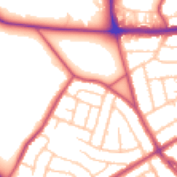Daytime road noise heatmap for DA16 1AU