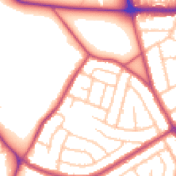 Daytime road noise heatmap for DA16 1BE