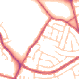 Daytime road noise heatmap for DA16 1BN