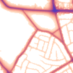 Daytime road noise heatmap for DA16 1BQ