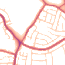 Daytime road noise heatmap for DA16 1BT