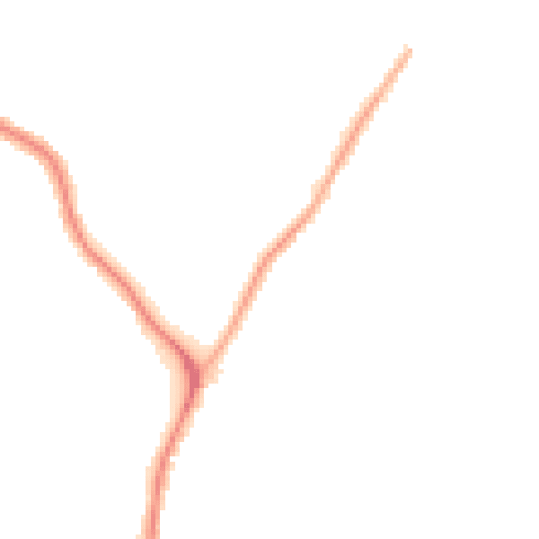 Night-time road noise heatmap for DA16 1BW