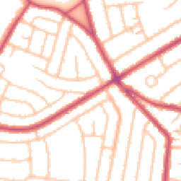 Daytime road noise heatmap for DA16 1DD
