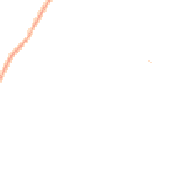 Night-time road noise heatmap for DA16 1DH