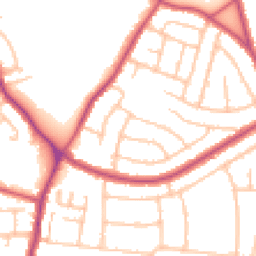 Daytime road noise heatmap for DA16 1EB