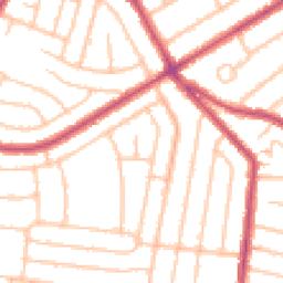 Daytime road noise heatmap for DA16 1EW