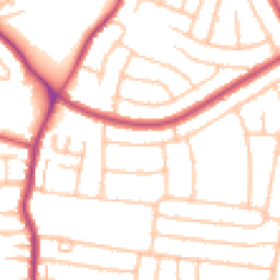 Daytime road noise heatmap for DA16 1HQ