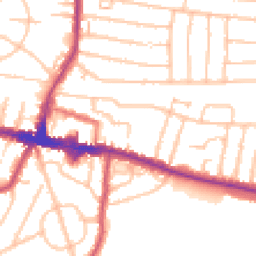Daytime road noise heatmap for DA16 1QH