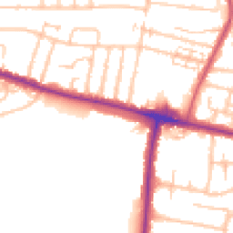 Daytime road noise heatmap for DA16 1RU