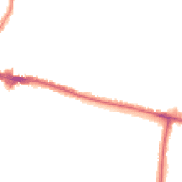 Night-time road noise heatmap for DA16 1SX