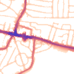 Daytime road noise heatmap for DA16 1TR