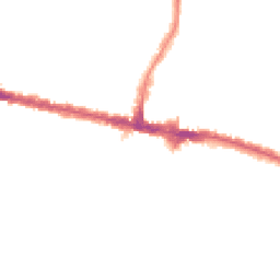 Night-time road noise heatmap for DA16 2AX