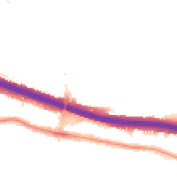 Night-time road noise heatmap for DA16 2BP