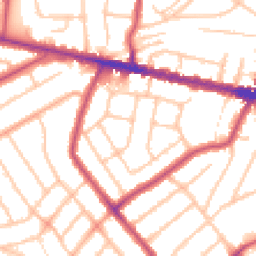Daytime road noise heatmap for DA16 2EP