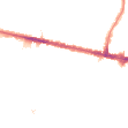 Night-time road noise heatmap for DA16 2ET
