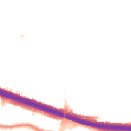 Night-time road noise heatmap for DA16 2JN