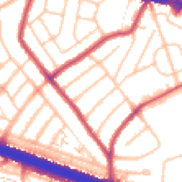 Daytime road noise heatmap for DA16 2JQ