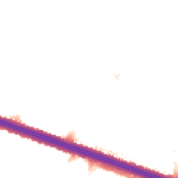 Night-time road noise heatmap for DA16 2PX