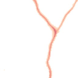 Night-time road noise heatmap for DA16 3DF