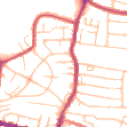Daytime road noise heatmap for DA16 3EA