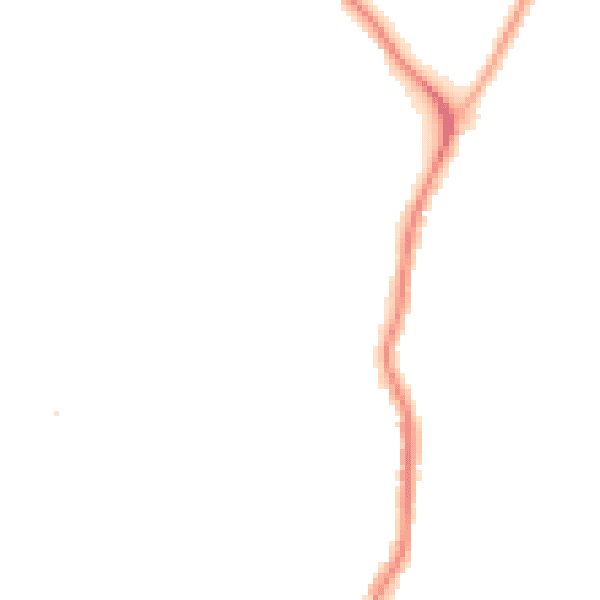 Night-time road noise heatmap for DA16 3EH