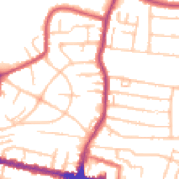 Daytime road noise heatmap for DA16 3JL