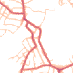 Daytime road noise heatmap for DA16 3NE