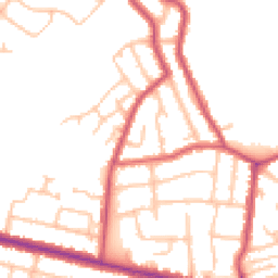 Daytime road noise heatmap for DA16 3NJ