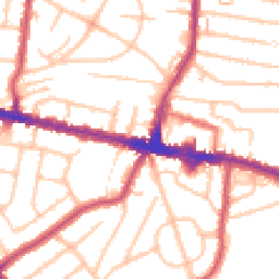 Daytime road noise heatmap for DA16 3PR