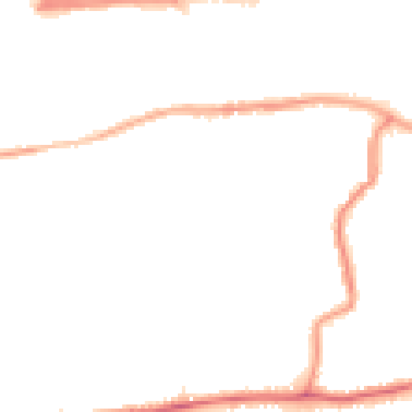 Night-time road noise heatmap for DA17 5AF