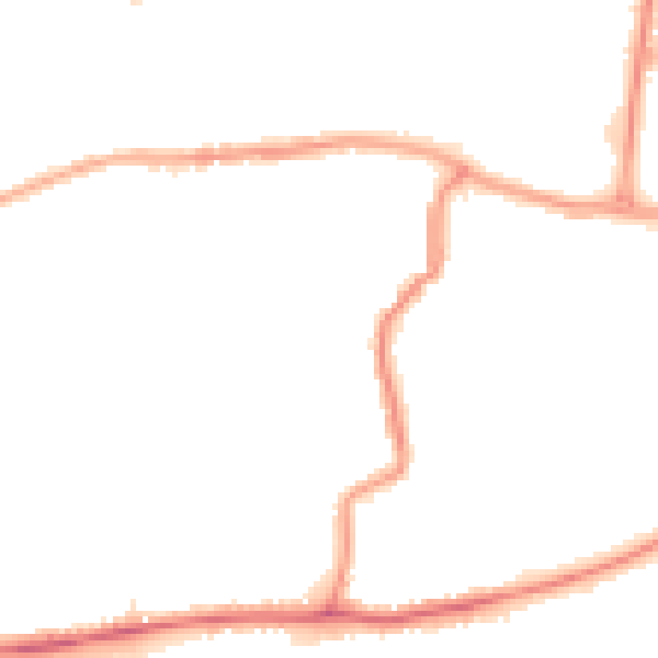 Night-time road noise heatmap for DA17 5AJ