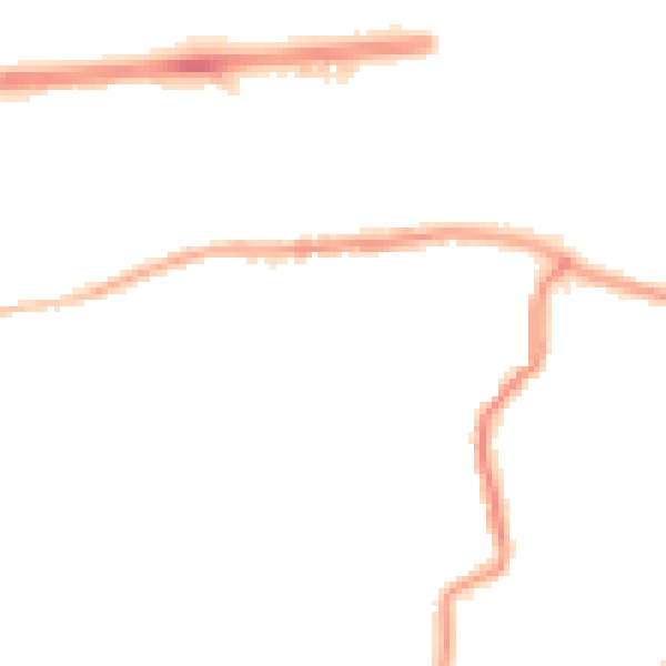 Night-time road noise heatmap for DA17 5AW
