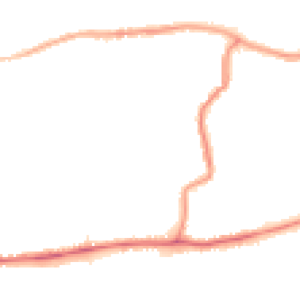 Night-time road noise heatmap for DA17 5BA