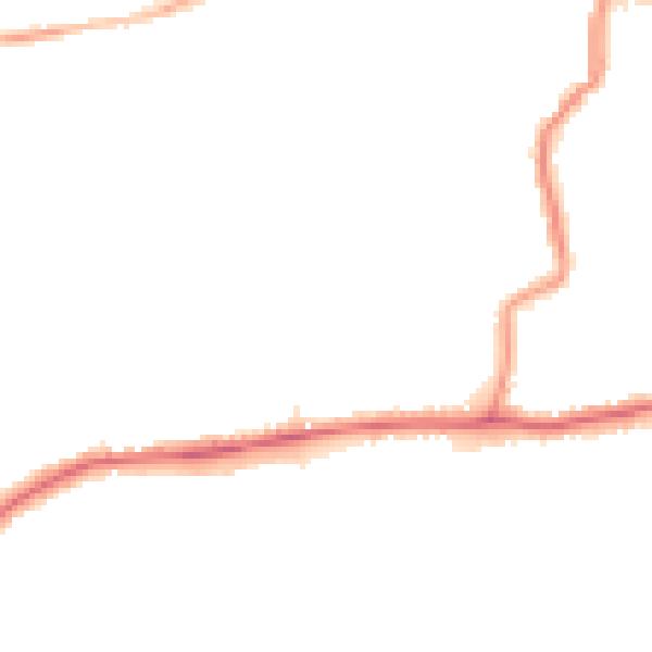 Night-time road noise heatmap for DA17 5BQ