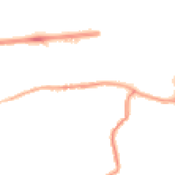 Night-time road noise heatmap for DA17 5DB
