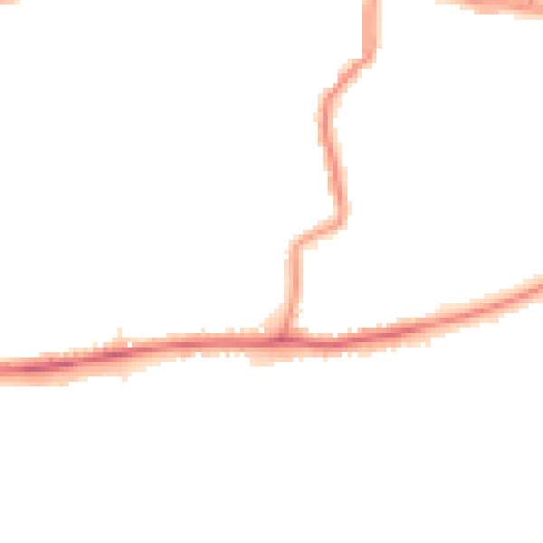 Night-time road noise heatmap for DA17 5EA