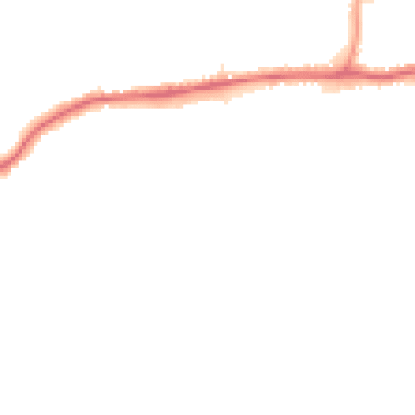 Night-time road noise heatmap for DA17 5NH