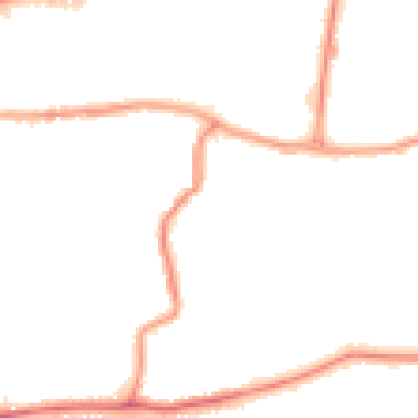Night-time road noise heatmap for DA17 6DN