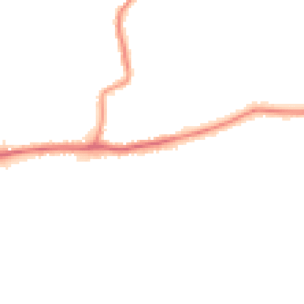 Night-time road noise heatmap for DA17 6JD