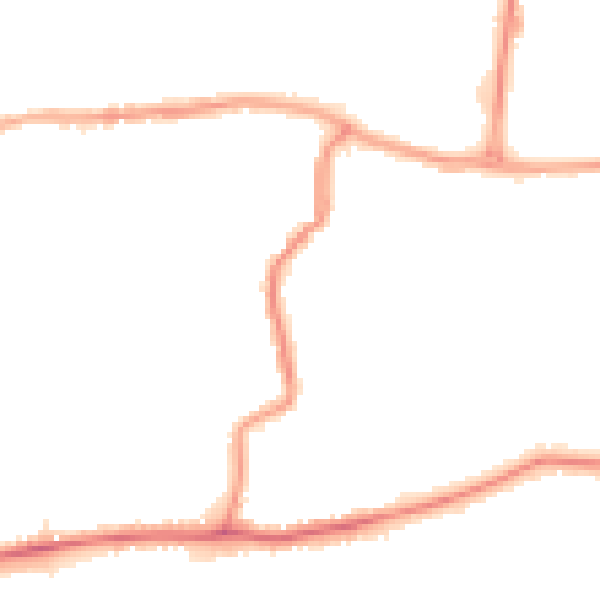 Night-time road noise heatmap for DA17 6LH