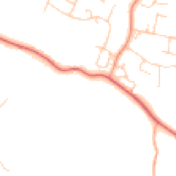 Daytime road noise heatmap for DA3 7AE