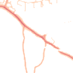 Daytime road noise heatmap for DA3 7AG