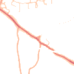 Daytime road noise heatmap for DA3 7AH