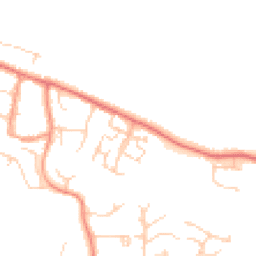 Daytime road noise heatmap for DA3 7AZ