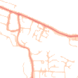 Daytime road noise heatmap for DA3 7BA