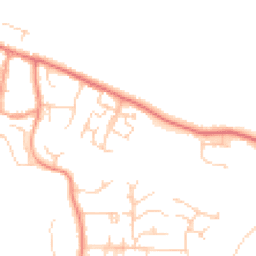 Daytime road noise heatmap for DA3 7BF