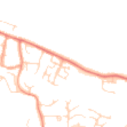 Daytime road noise heatmap for DA3 7BN