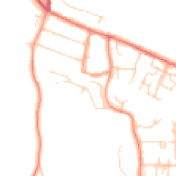 Daytime road noise heatmap for DA3 7BP