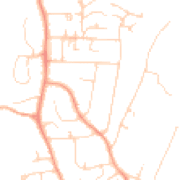 Daytime road noise heatmap for DA3 7BT