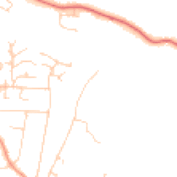 Daytime road noise heatmap for DA3 7DE